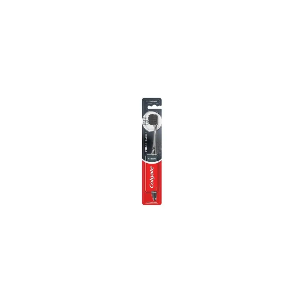COLGATE CEPILLO DENTAL X1 U. PRO CUIDADO CARBON 