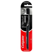COLGATE CEPILLO SLIM SOFT BLACK X1