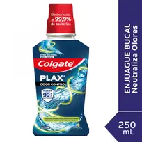 COLGATE ENJUAGUE BUCAL X250ML PLAX ODOR CONTROL