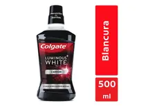 COLGATE ENJUAGUE LUMINOUS WHITE CARBON X500