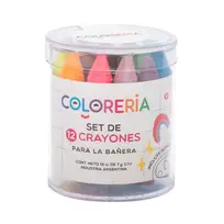 COLORERIA SET CRAYONES DE BAÑO