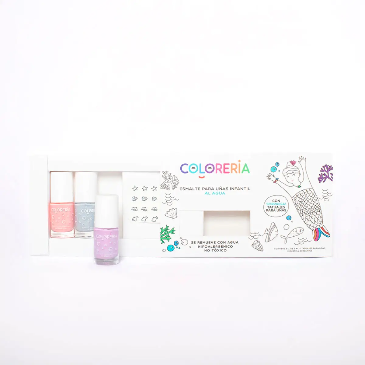 COLORERIA SET ESMALTES SIRENA 