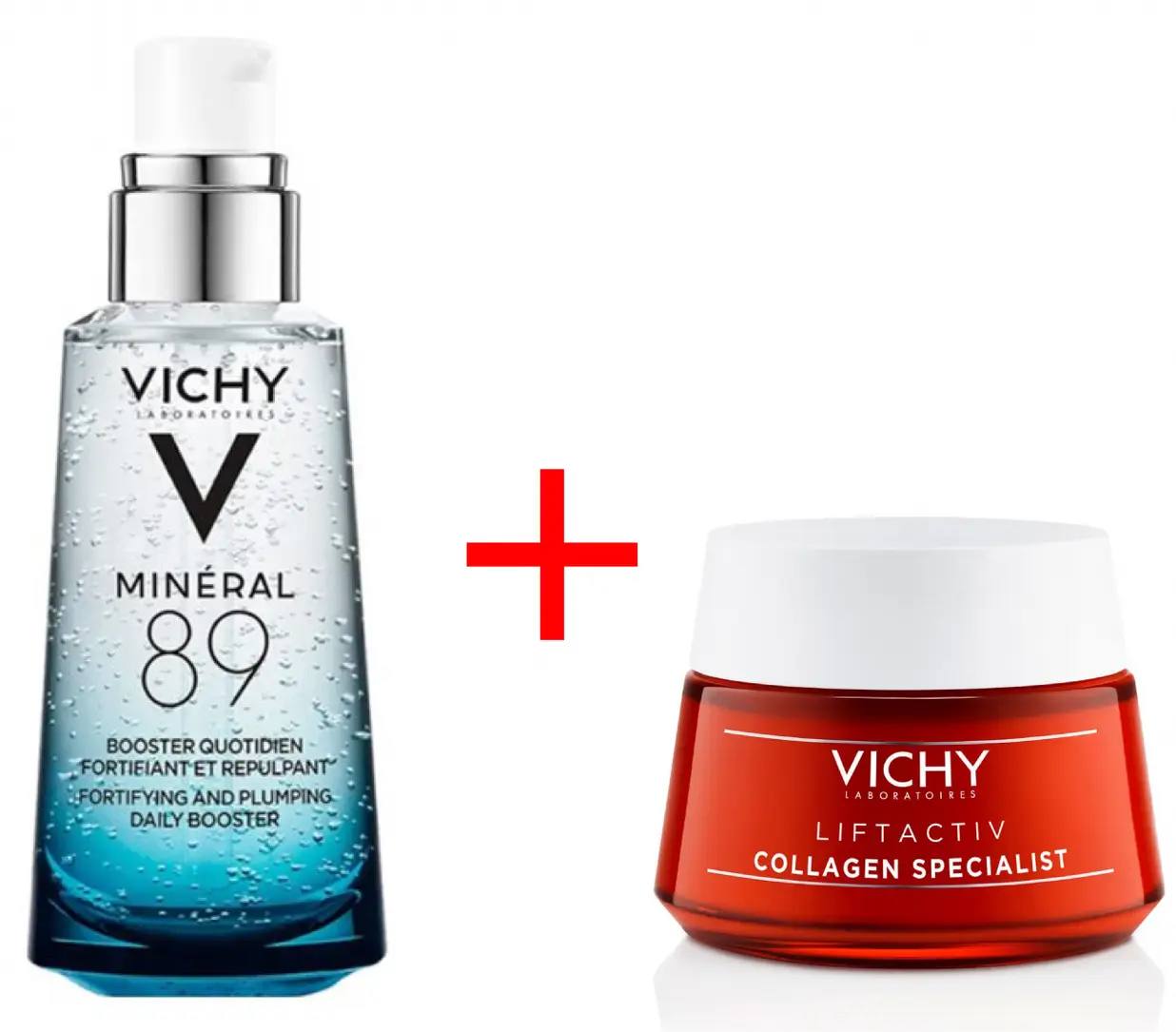 COMBO VICHY MINERAL 89 X50ML. + LIFTACTIV COLLAGEN X50ML.