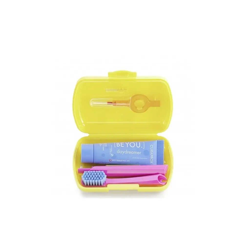 CURAPROX SET TRAVEL YELLOW 