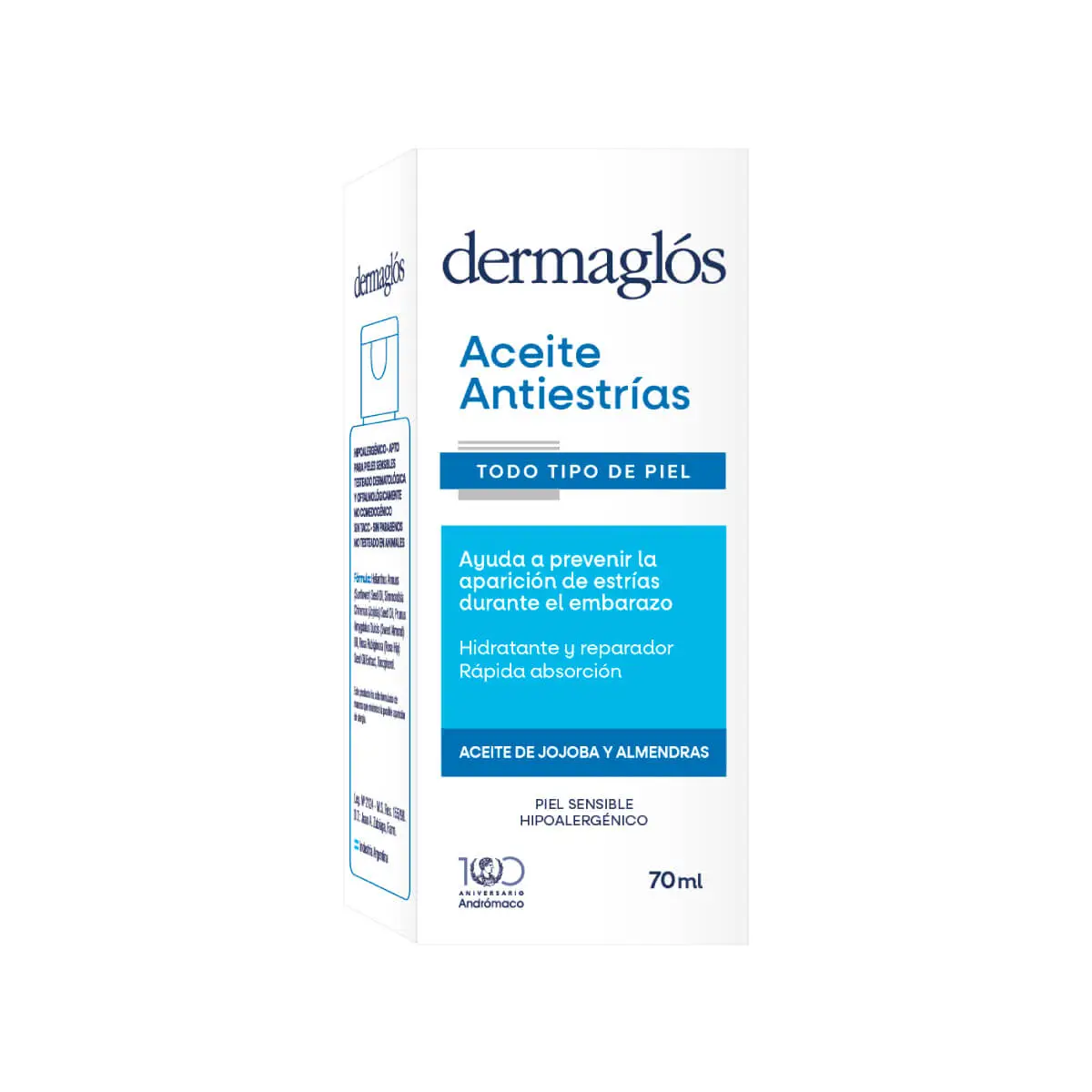 DERMAGLOS ACEITE ANTI ESTRIAS X70