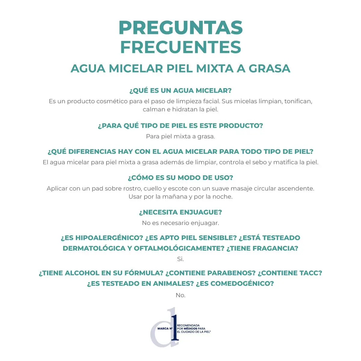 DERMAGLOS AGUA MICERAL FACIAL.X200ML P/MIXTA A GRASA