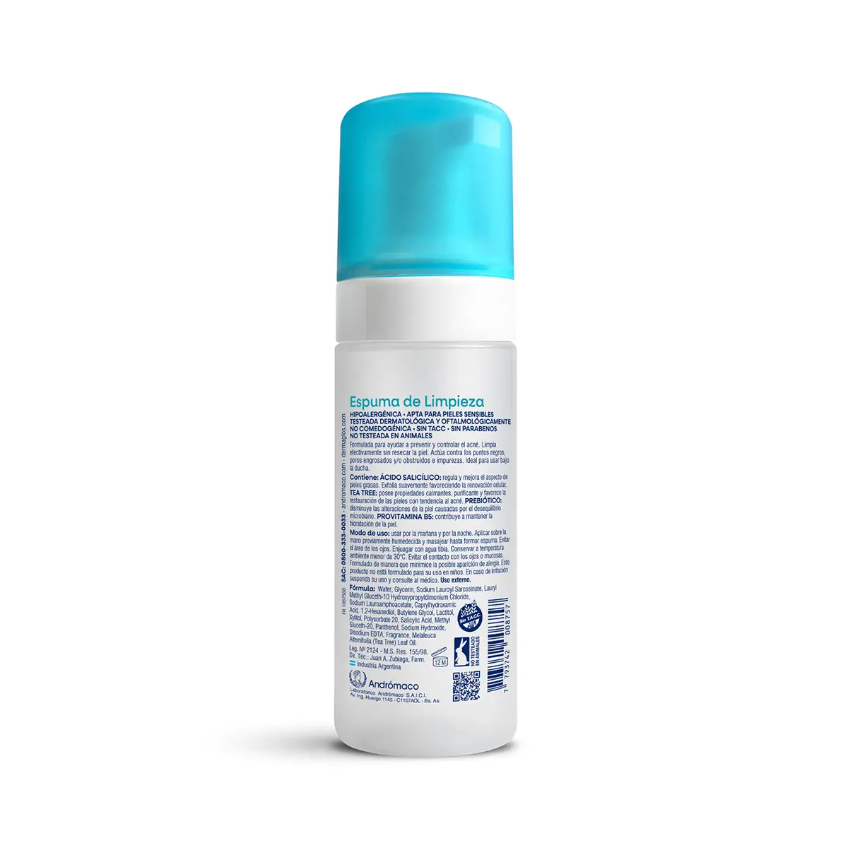 DERMAGLOS FACIAL ESPUMA DE LIMPIEZA X150 CONTROL ACNE