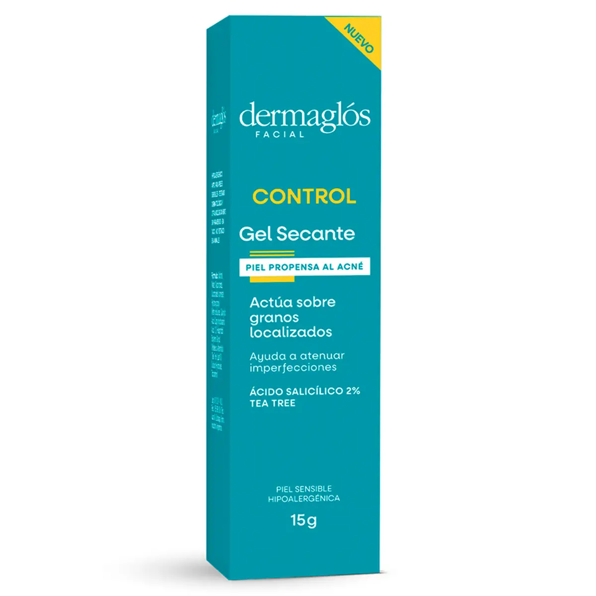 DERMAGLOS FACIAL GEL SECANTE X15 CONTROL ACNE