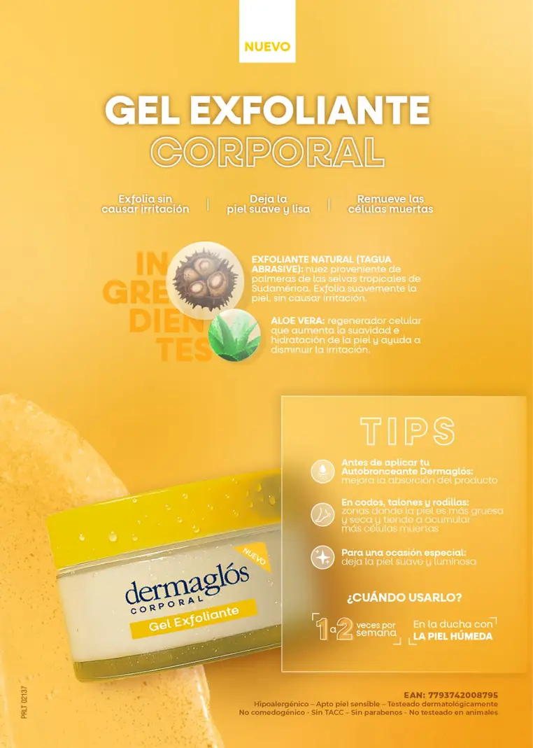 DERMAGLOS GEL EXFOLIANTE X200G