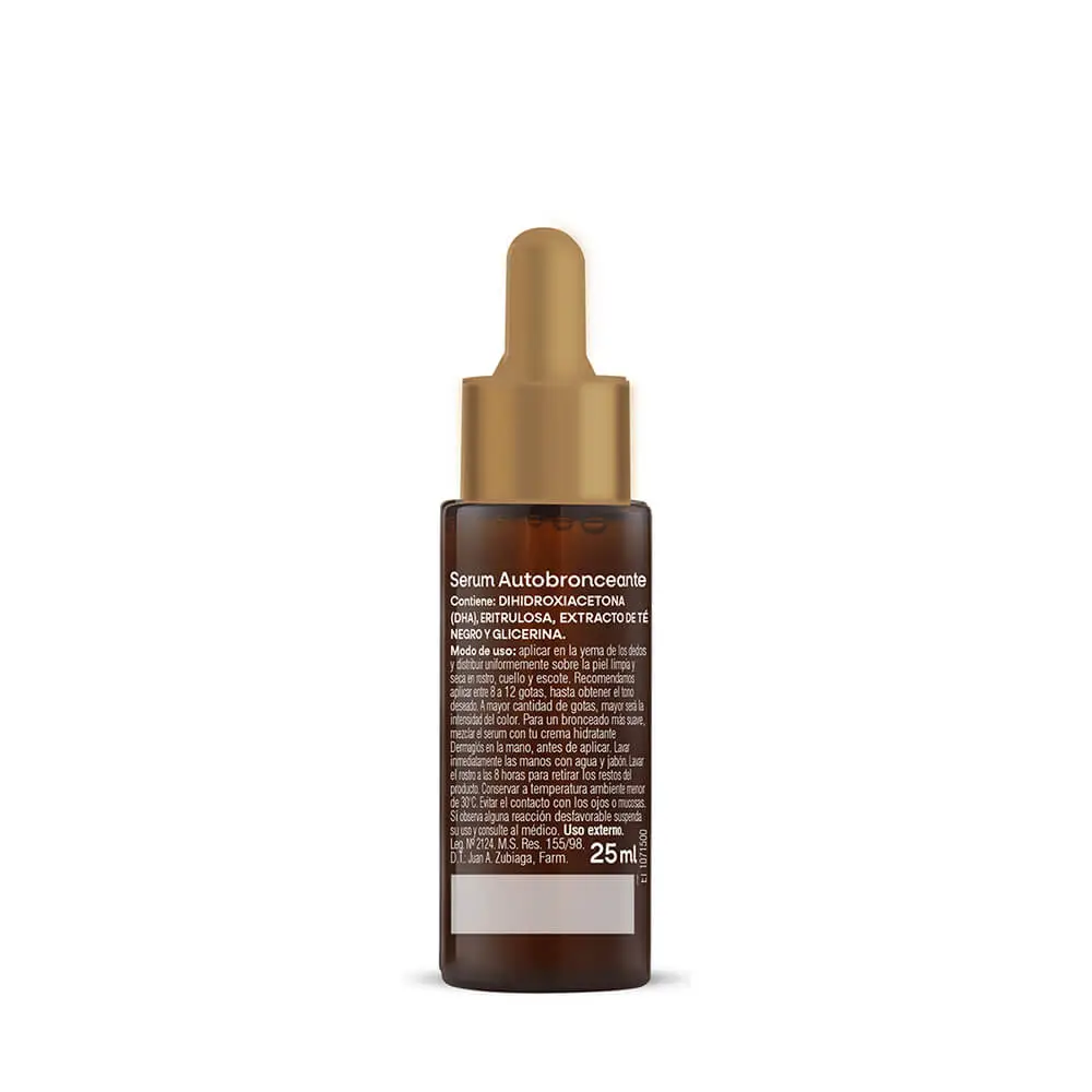 DERMAGLOS SERUM AUTOBRONCEANTE FACIAL X25ML