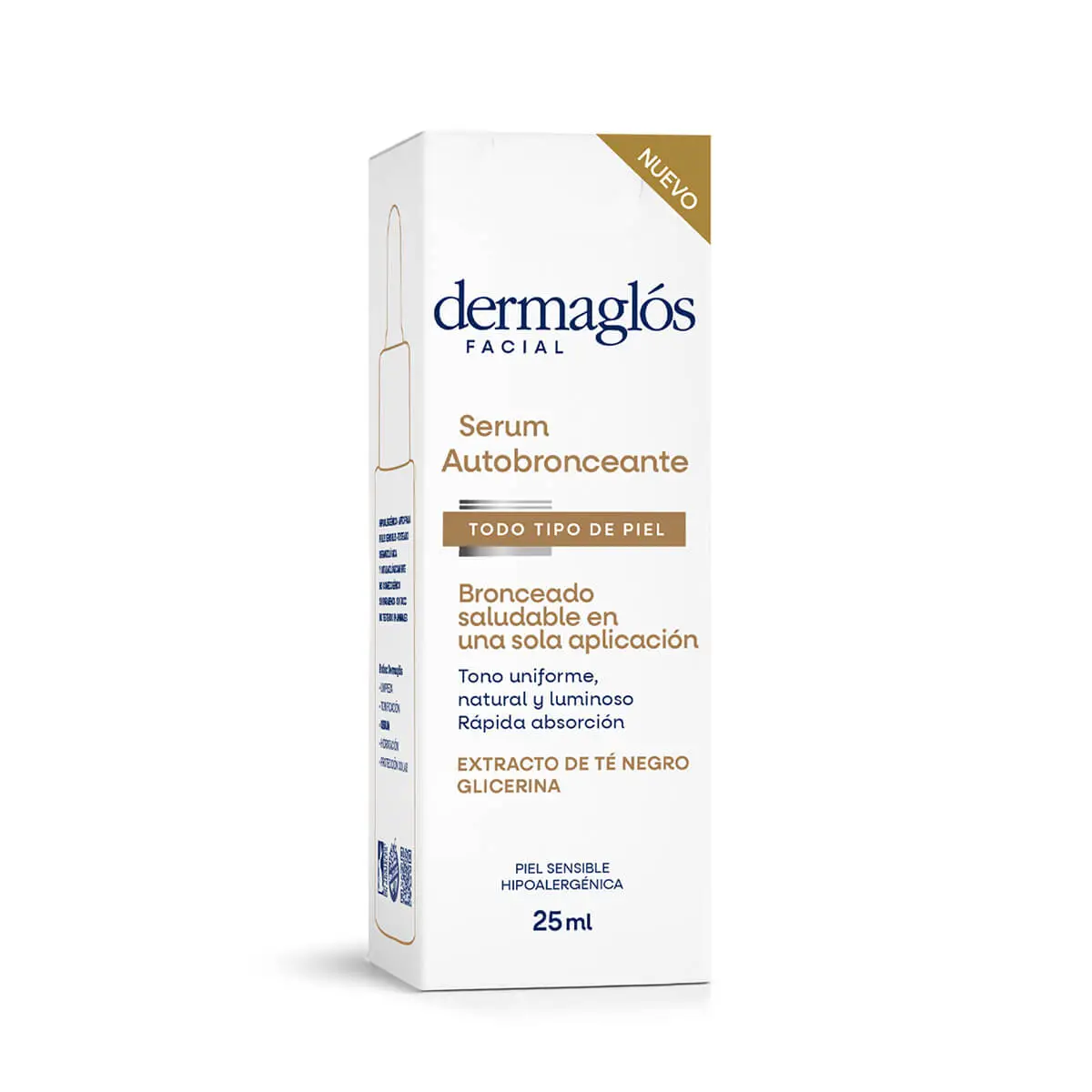 DERMAGLOS SERUM AUTOBRONCEANTE FACIAL X25ML