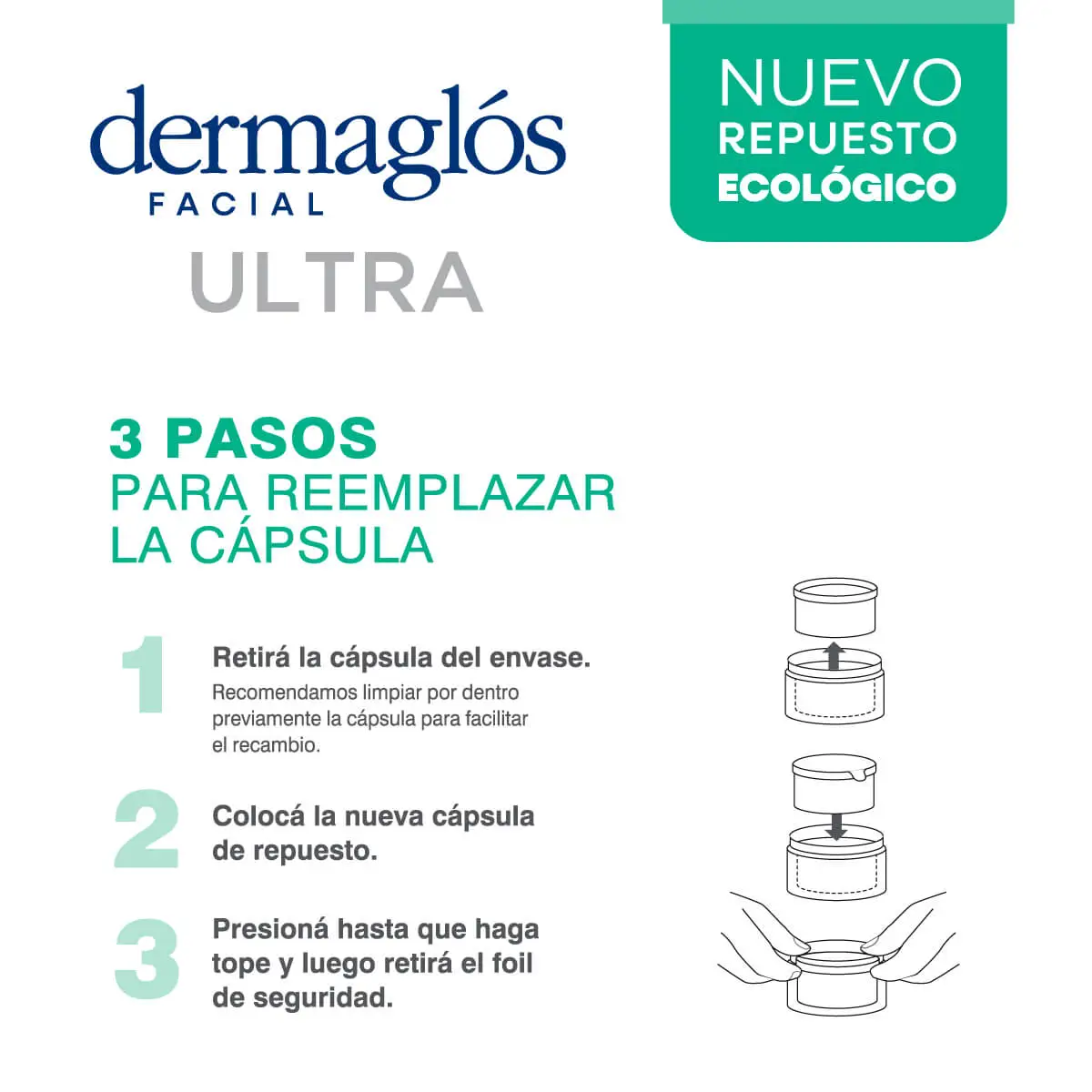 DERMAGLOS ULTRA FIRMEZA REFILL X50G NOCHE