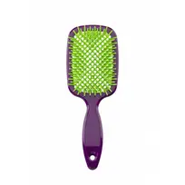 DOMPEL CEPILLO FAVO CUADRADADO PURPLE Y VERDE