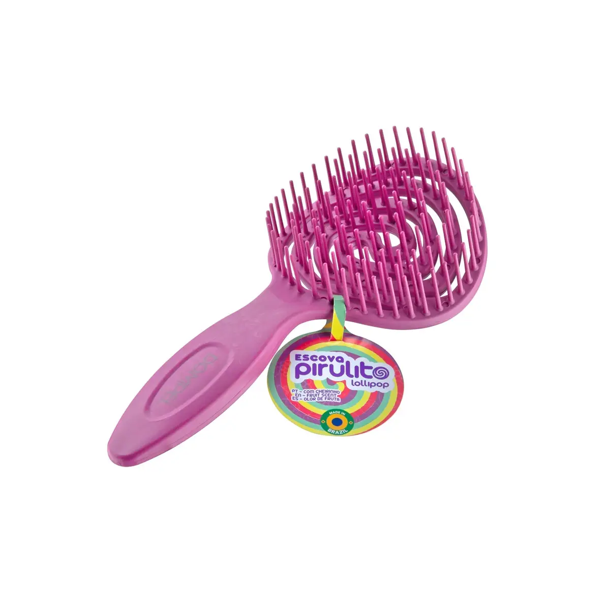 DOMPEL CEPILLO PIRULITO ROSA 