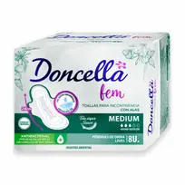 DONCELLA TOALLA X8 INCONTINENCIA MEDIA