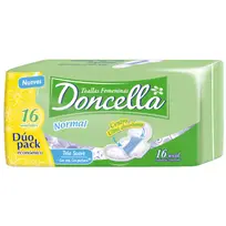 DONCELLA TOALLAS X16 EXTRA SUAVE PERFUMADAS CON ALAS