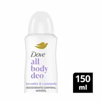 DOVE ALL BODY DEO AERO LAVANDER X150ML