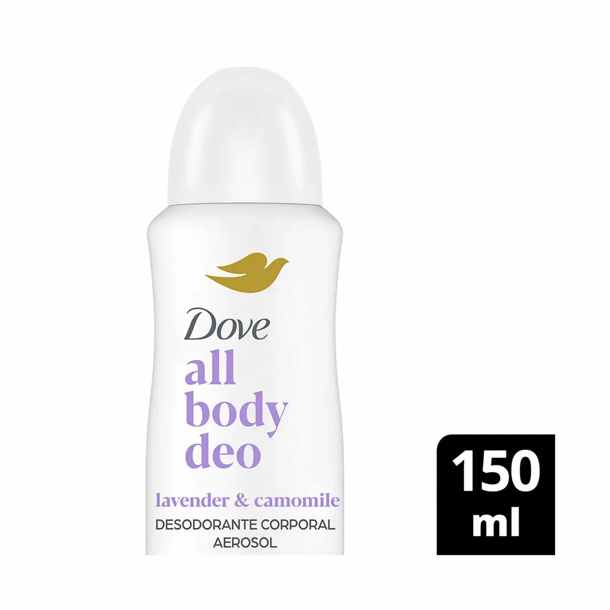 DOVE ALL BODY DEO AERO LAVANDER X150ML