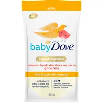 DOVE BABY JABÓN LIQUIDO X180ML GLICERINA 