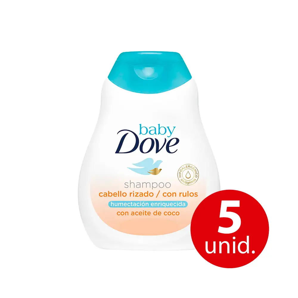 DOVE BABY SH.X400 RIZADO X5