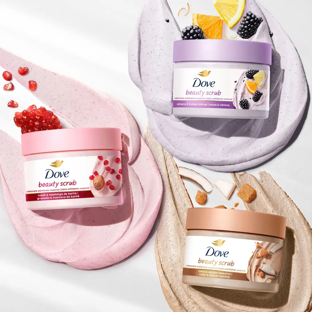 DOVE BODY SCRUB COCO Y AZUCAR MASCAVO X280