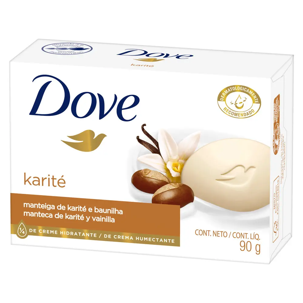 DOVE JABON X90 KARITE CON ESENCIA VAINILLA