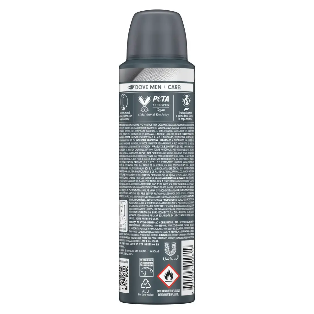 DOVE MEN ANTITRANSPIRANTE AERO X89 INVISIBLE DRY