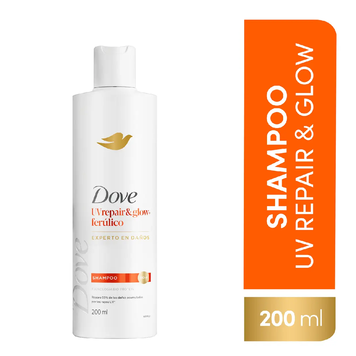 DOVE REPAIR GLOW SH.X250ML 