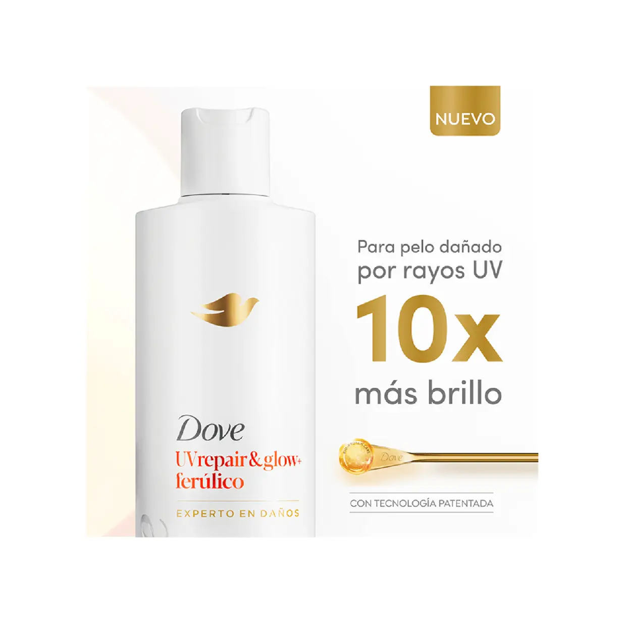 DOVE REPAIR GLOW SHAMPOO X400ML 