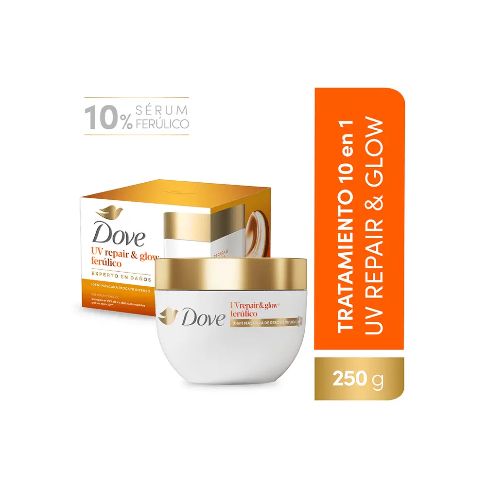 DOVE REPAIR GLOW TRATAMIENTO X250G. 