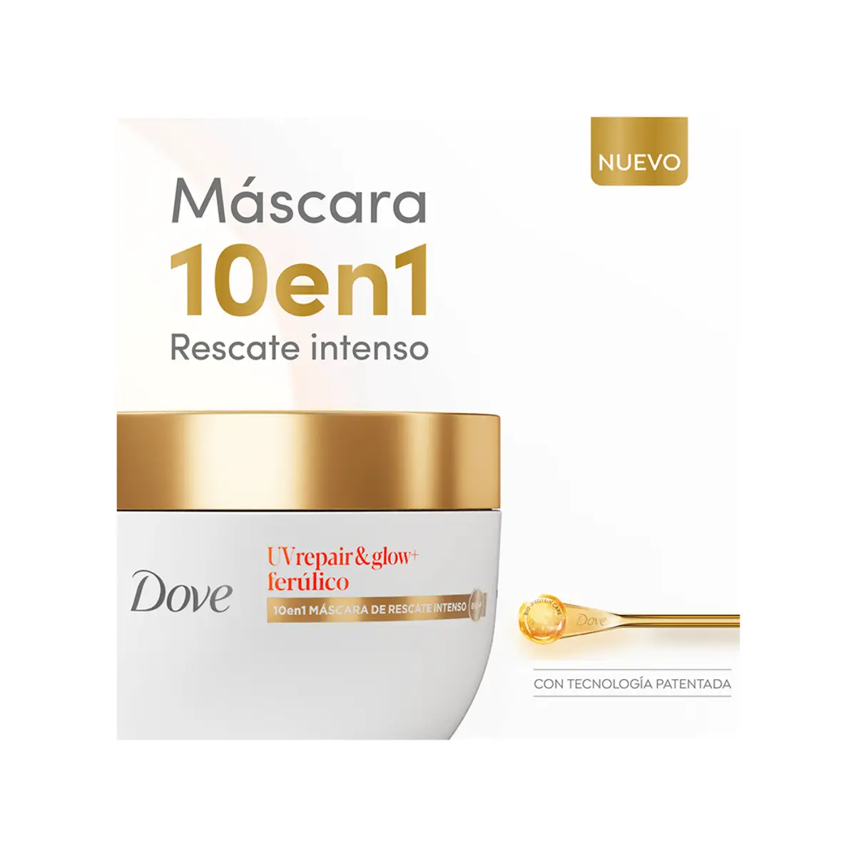 DOVE REPAIR GLOW TRATAMIENTO X250G. 
