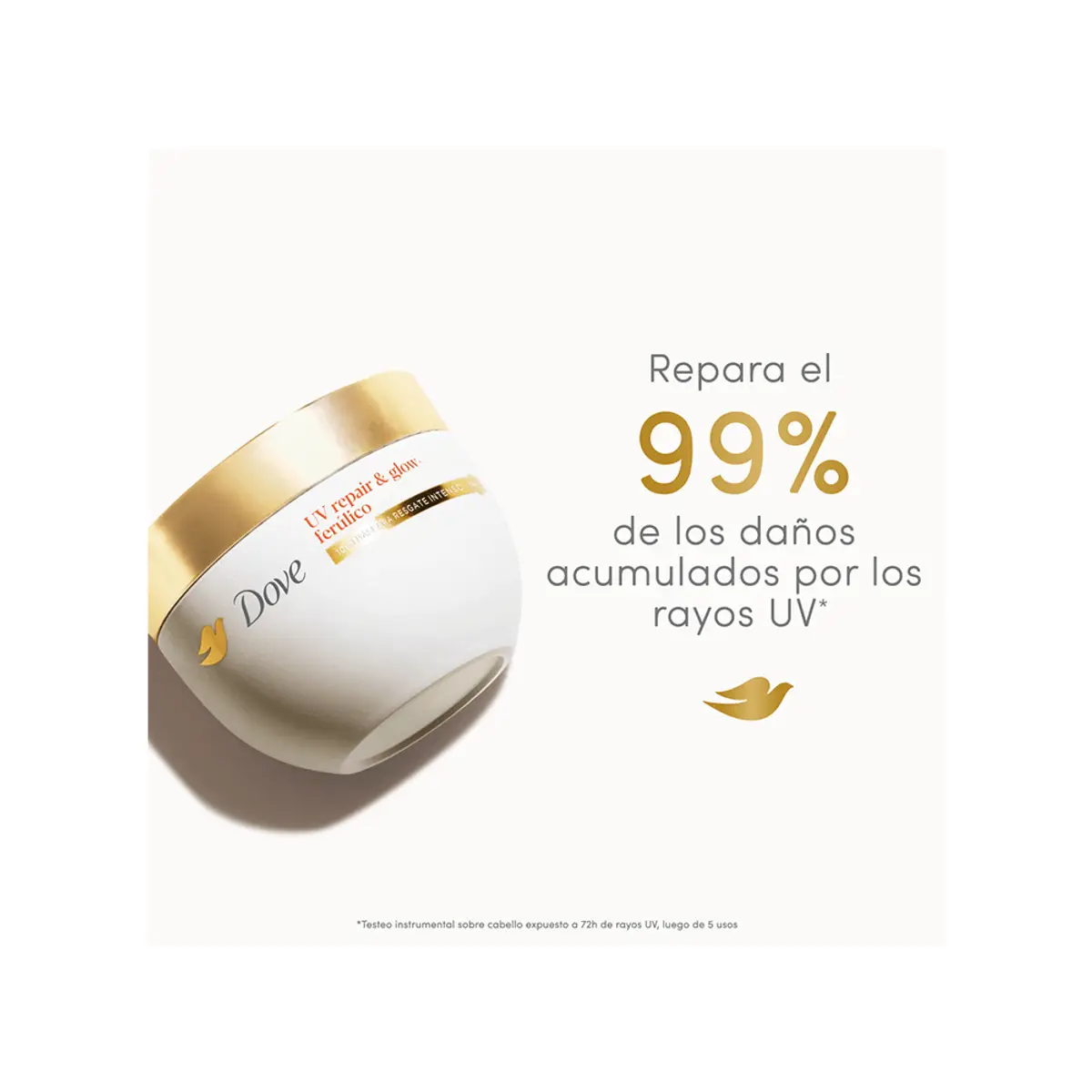 DOVE REPAIR GLOW TRATAMIENTO X250G. 