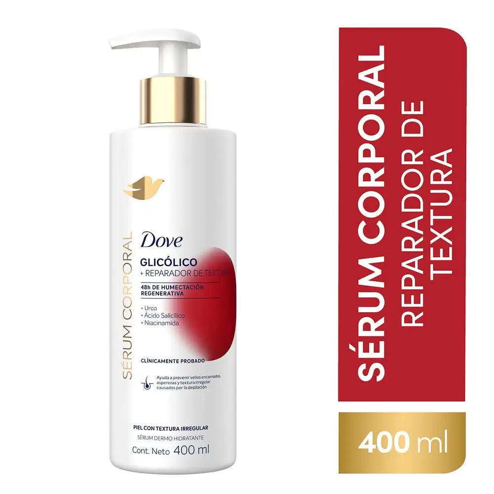 DOVE SERUM CORPORAL GLICOLIC X400 ML 