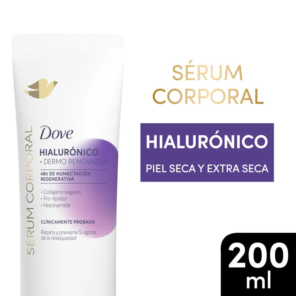 DOVE SERUM CORPORAL X200 HIALURONICO 