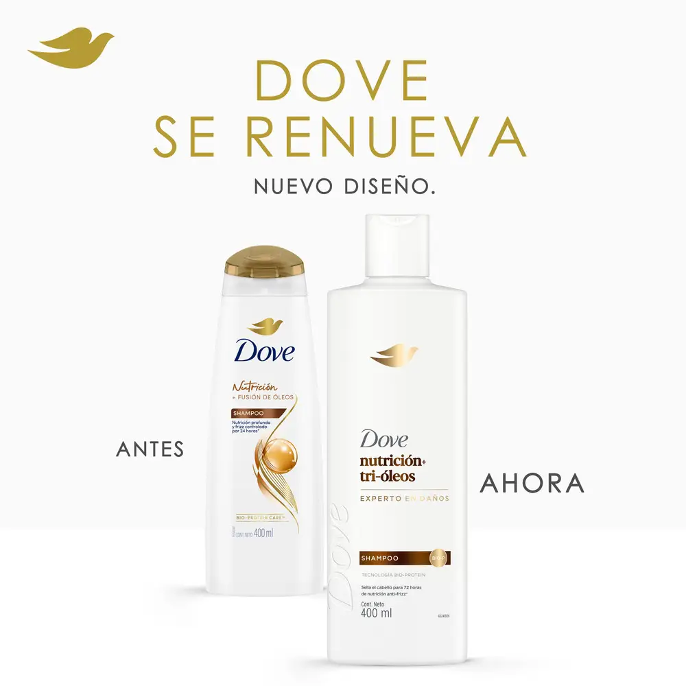 DOVE SHAMPOO X400 OLEO NUTRICION