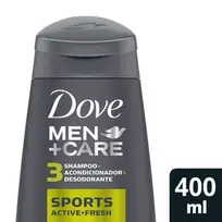 DOVE SHAMPOO X400ML MEN SPORTS ACTIVE FRESH 
