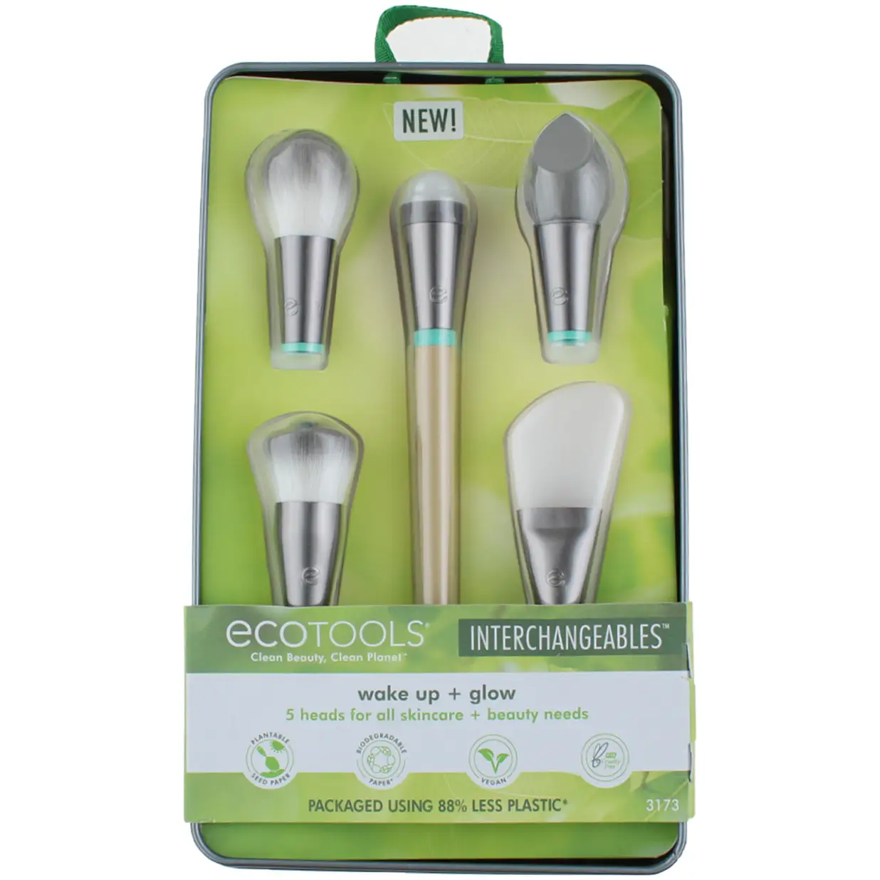 ECOTOOLS SET DESPIERTA Y BRILLA BROCHAS INTERCAMBIABLES