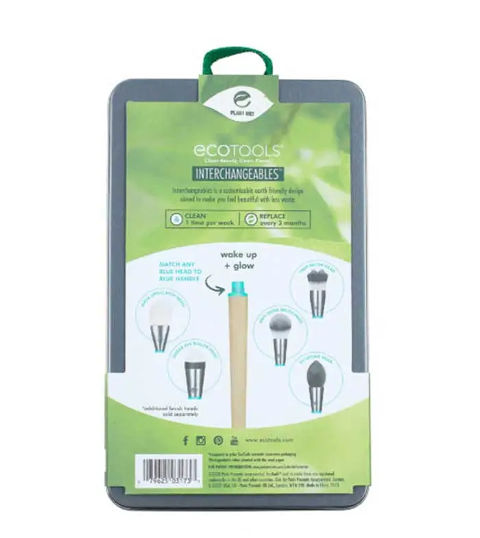 ECOTOOLS SET DESPIERTA Y BRILLA BROCHAS INTERCAMBIABLES