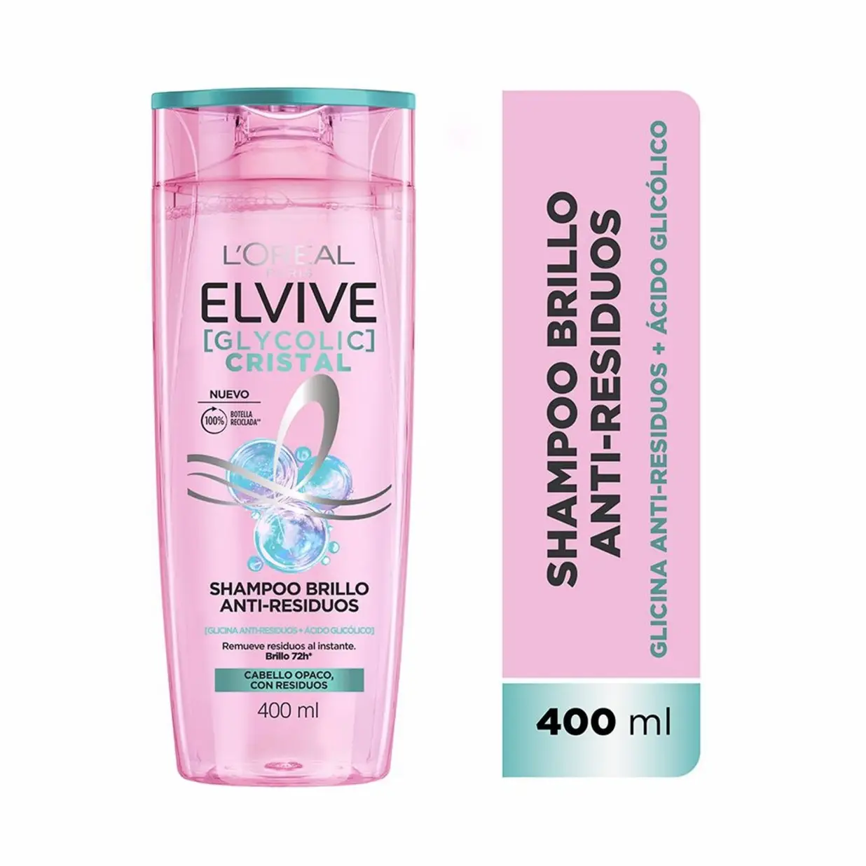 ELVIVE GLYCOLIC CRISTAL SHAMPOO X 400 ML