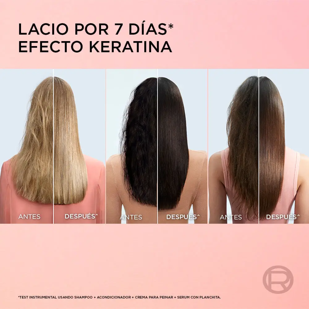 ELVIVE SHAMPOO DREAM LISO EFECTO KERATINA X400 ML.