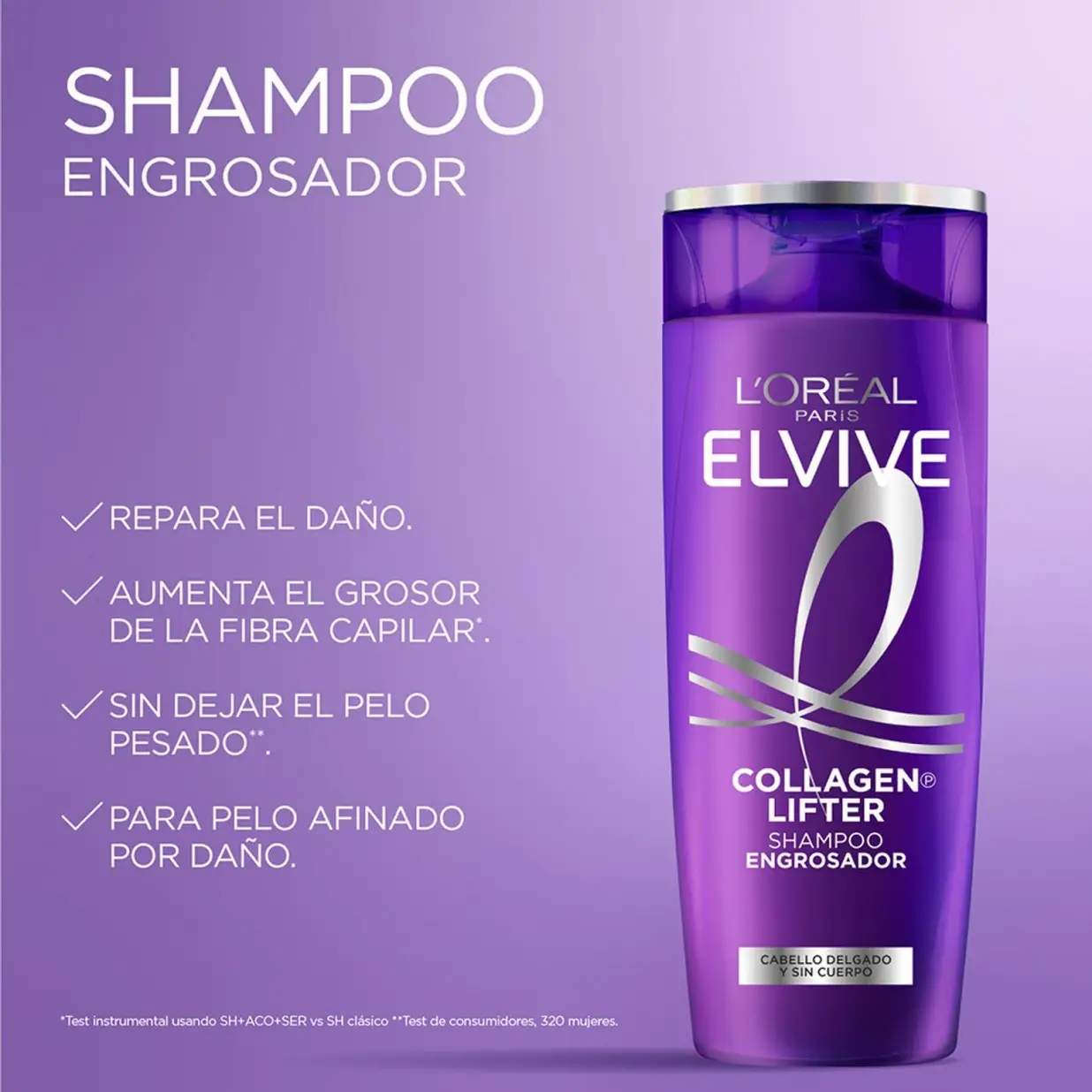 ELVIVE SHAMPOO X200 COLAGENO LIFTER