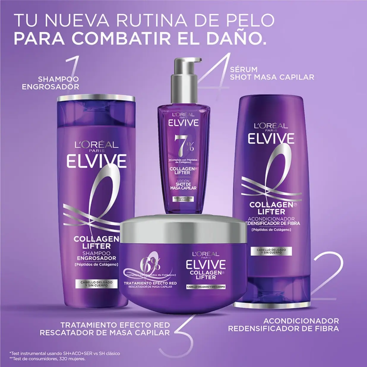 ELVIVE SHAMPOO X200 COLAGENO LIFTER