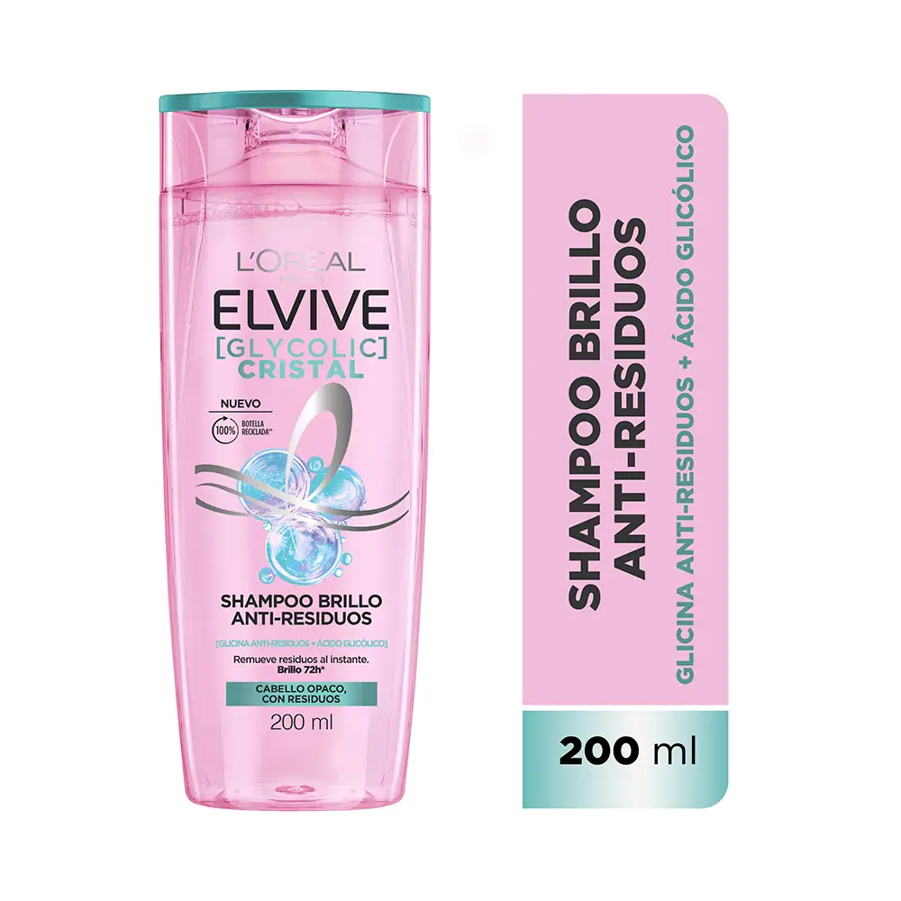 ELVIVE SHAMPOO X200 GLYCOLIC CRISTAL 