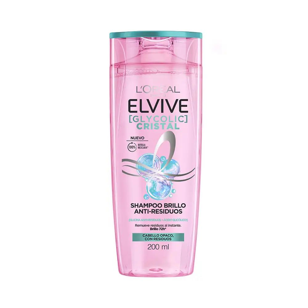 ELVIVE SHAMPOO X200 GLYCOLIC CRISTAL 