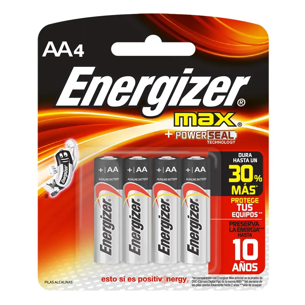 ENERGIZER PILA AA X4 