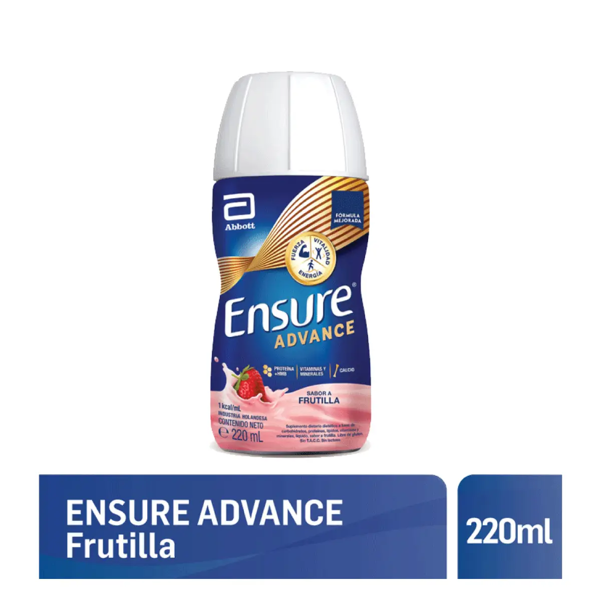 ENSURE ADVANCE BEBIBLE SUPLEMENTO SABOR FRUTILLA