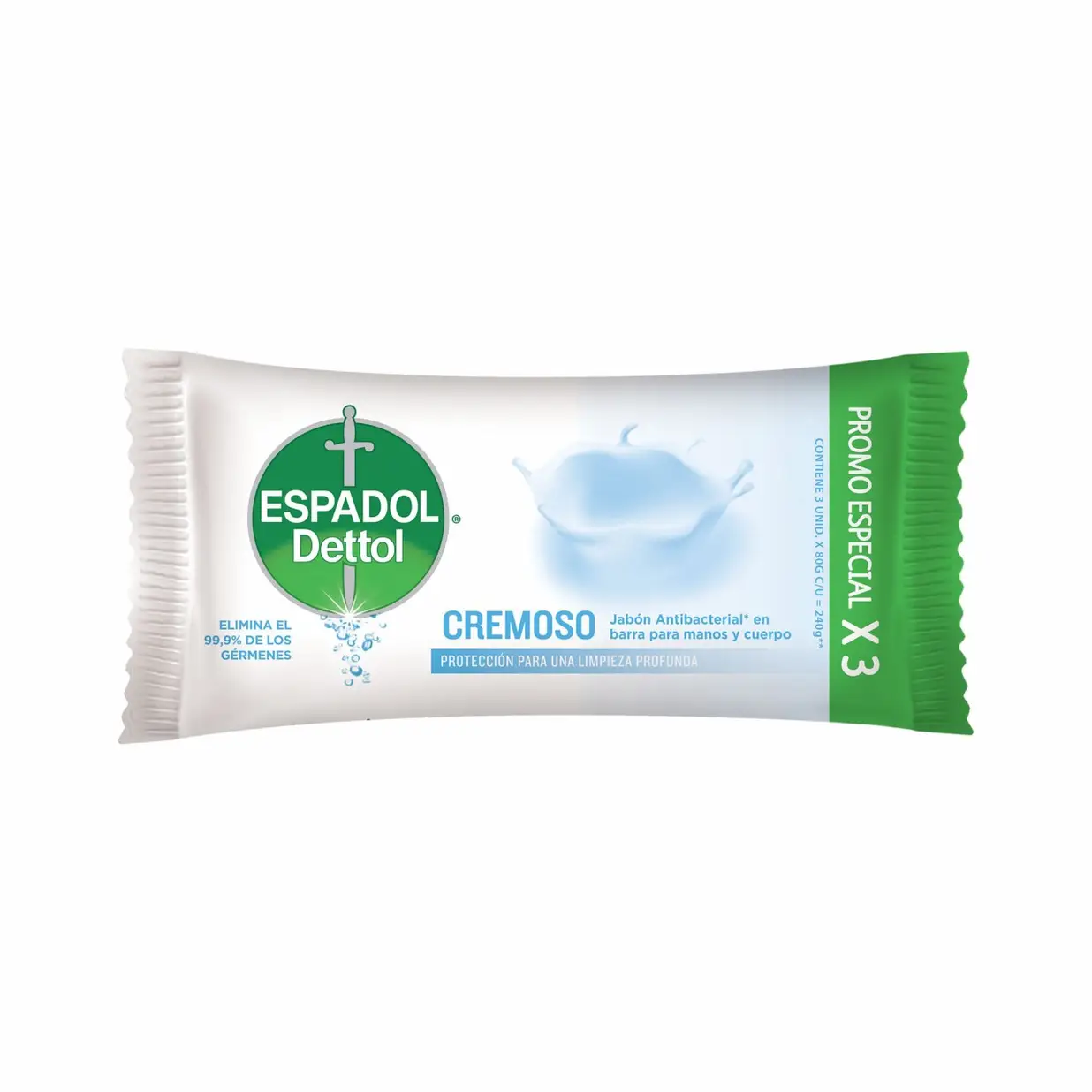 ESPADOL JABON 3X80 GRS CREMOSO 