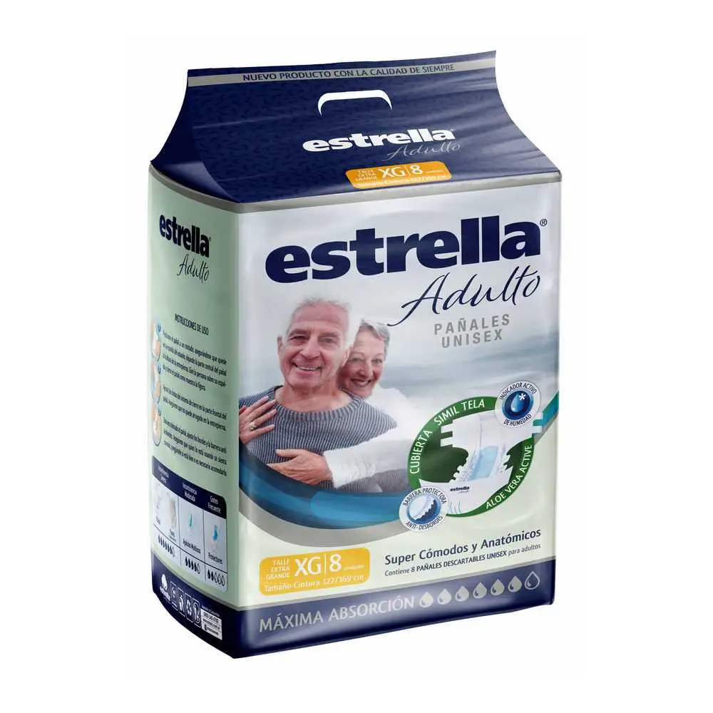 ESTRELLA PAÑAL ADULTO X8 XG