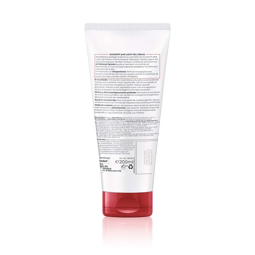 EUCERIN PH5 GEL CORPORAL LIGHT X200 PIEL SENSIBLE
