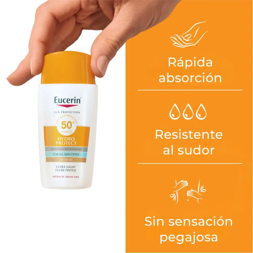 EUCERIN SOLAR F50 X50 FLUIDO TONO MEDIO